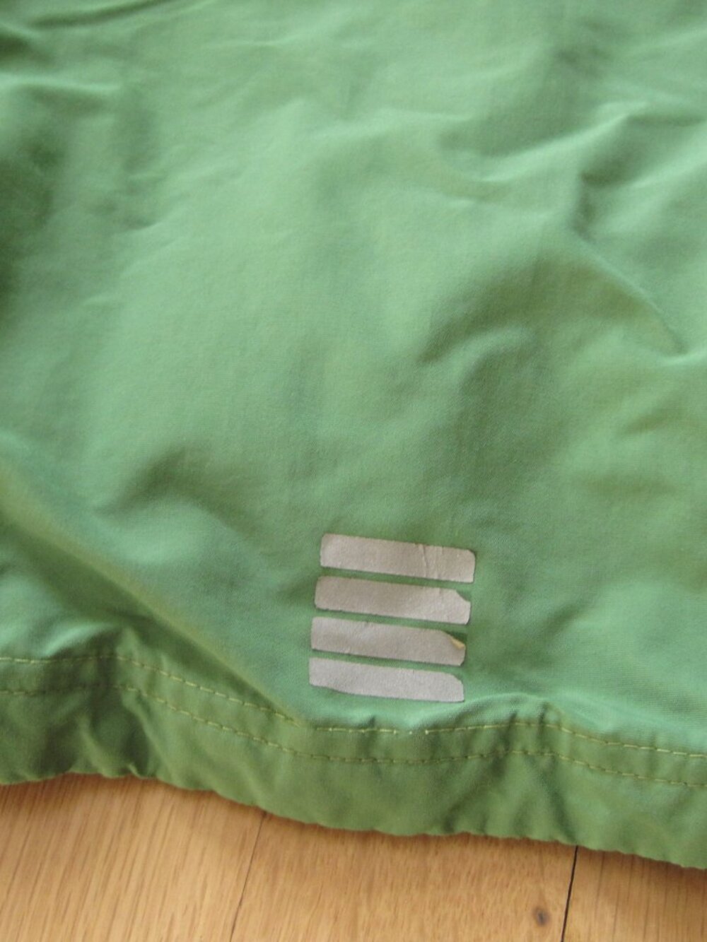 Lands’ End Toddler's Hooded Winter Jacket Size 4T Green Navy Fleeced - Picture 10 of 10